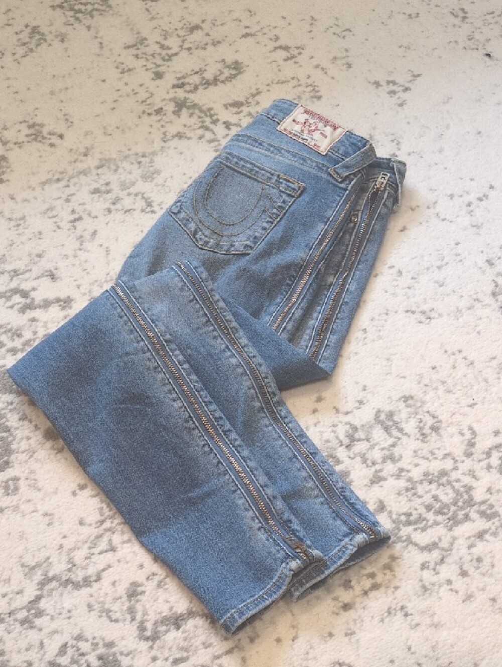True Religion Skinny Low Rise Jeans - Size 28